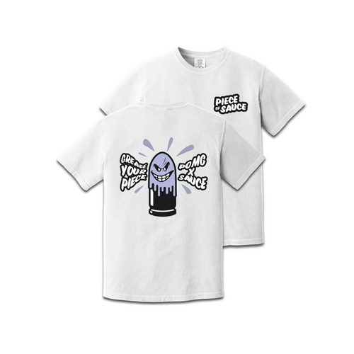 SAUCE X POMG TEE- WHITE