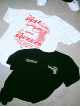TRIGGER SQUEEZE TEE- BLACK/CREAM